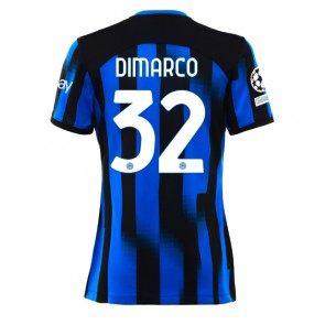 Inter Milan Federico Dimarco #32 Hjemmebanetrøje Dame 2023-24 Kort ærmer